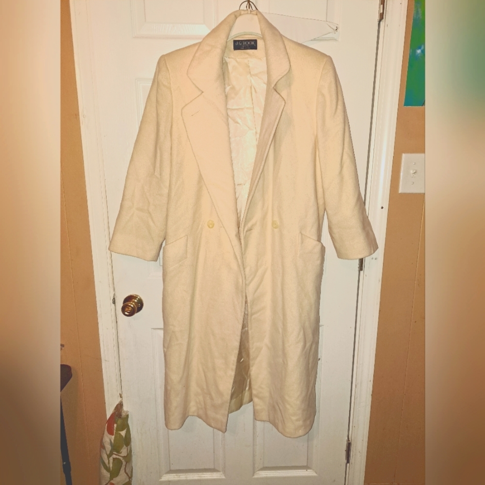 Vintage long wool coat